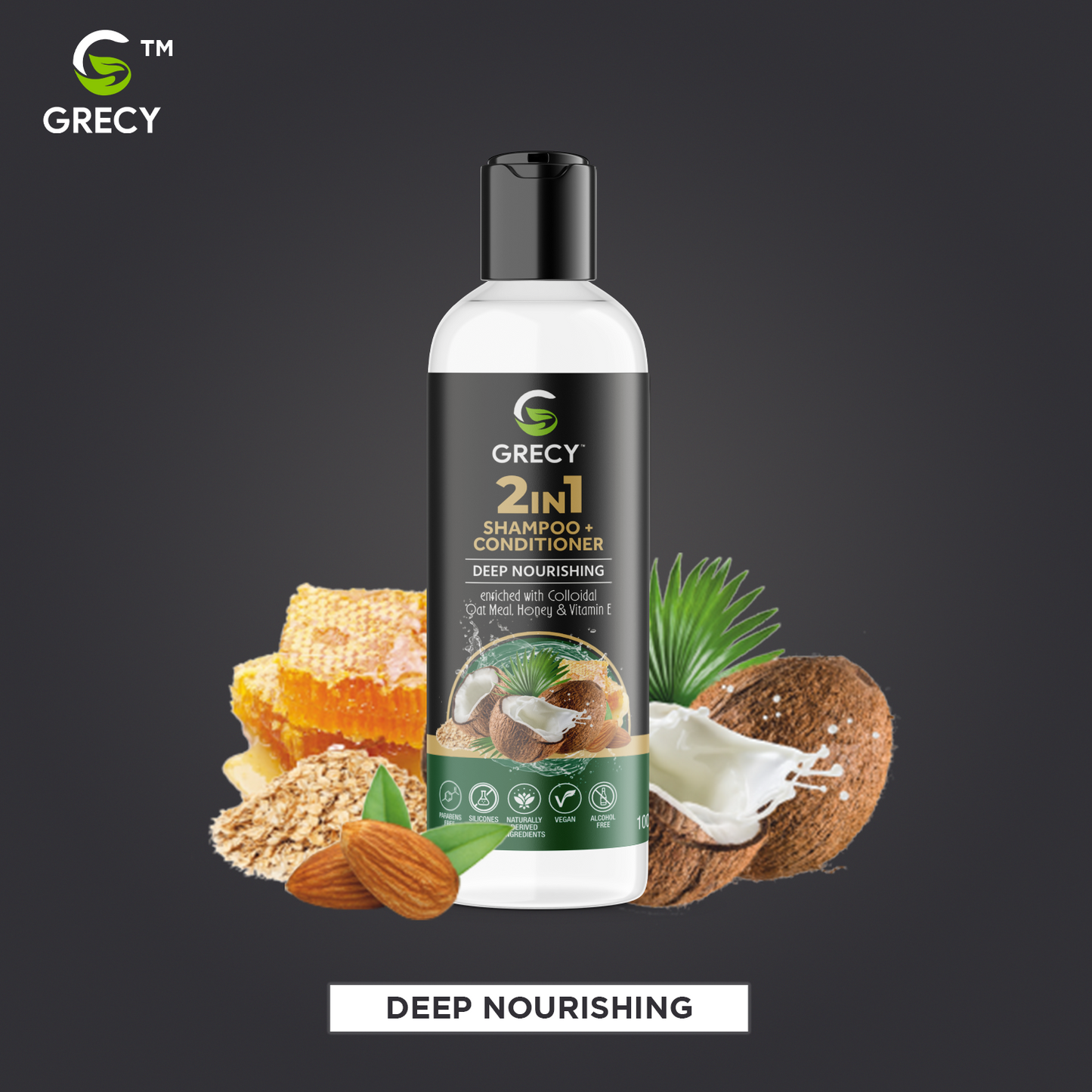 Grecy 2 in 1 Shampoo with Conditioner (100ml)