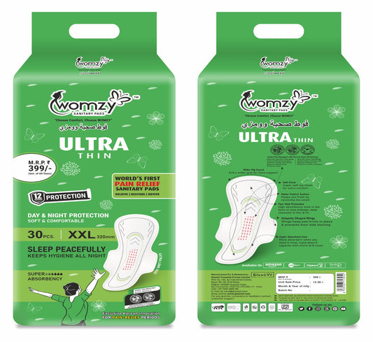 Womzy 320 MM  XXL Ultra Thin (30  PCS PACK)