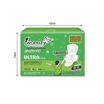 Womzy 320 MM  XXL Ultra Thin (6  PCS PACK)