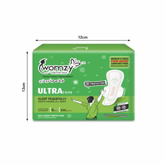 Womzy 320 MM  XXL Ultra Thin (6  PCS PACK)