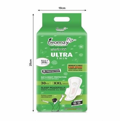 Womzy 320 MM  XXL Ultra Thin (30  PCS PACK)