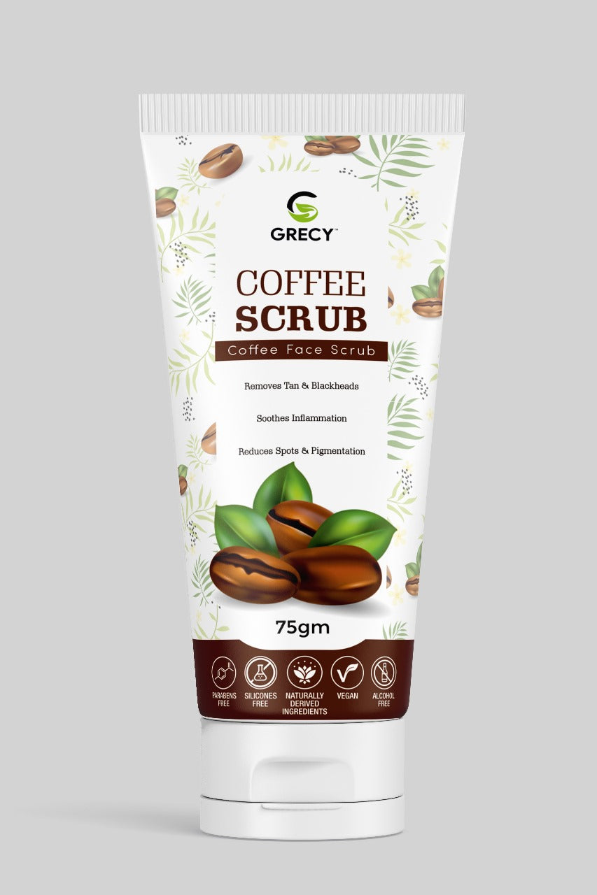 Grecy Coffee Face Scrub (75 gm)