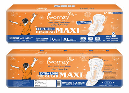 Womzy 280 MM XL  Straight Fit  (6 PCS  PACK)
